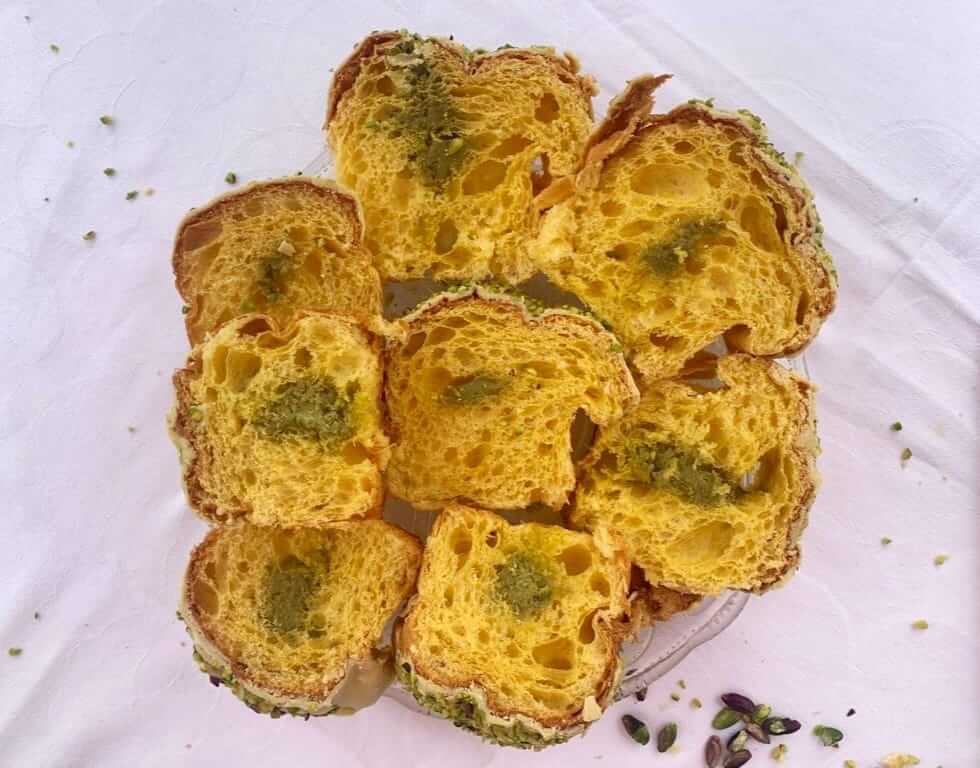 Pan Brioche Artigianale Farcito al Pistacchio 300g